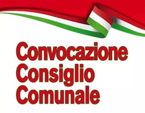 Convocazione del Consiglio Comunale